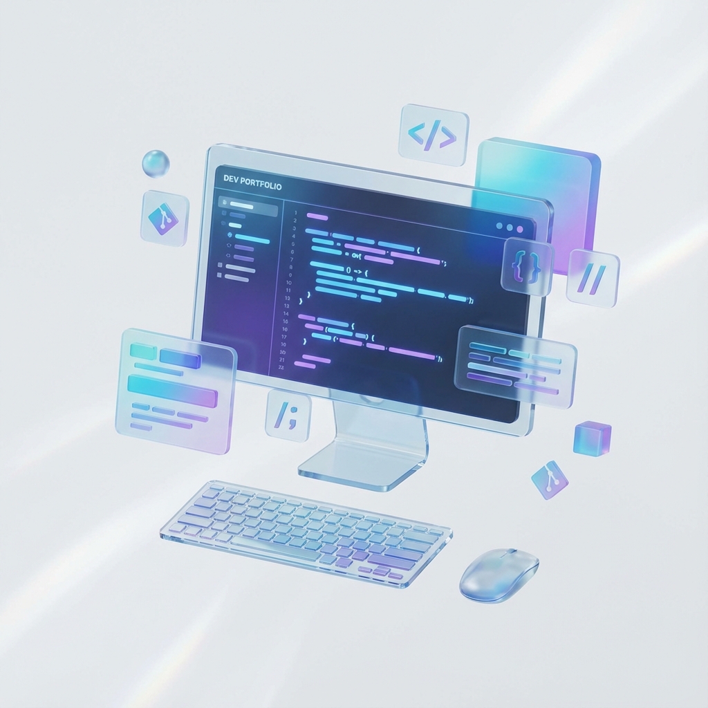 3D Coding Illustration